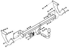 Swan Neck Tow Bar For Peugeot Expert III 2016- NO ELECTRICS - C/042
