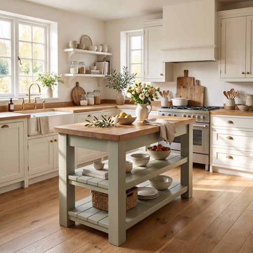 Rowan sage green kitchen - sage,