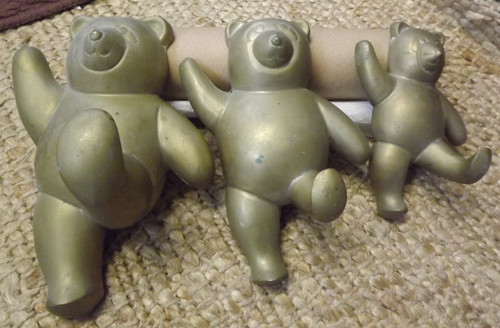 Set brass teddy - 3,