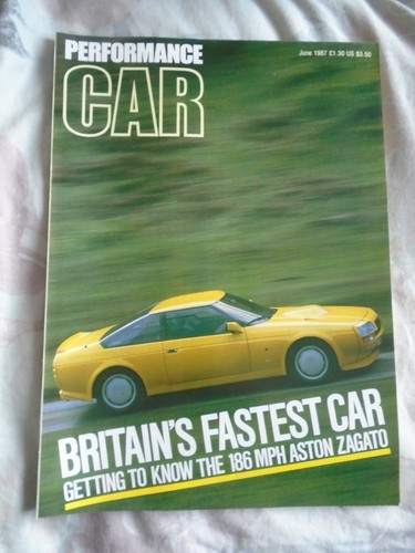 Performance car jun 1987 aston - car,