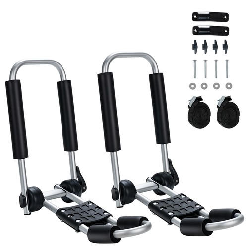 Bar kayak roof rack folding - j-bar,