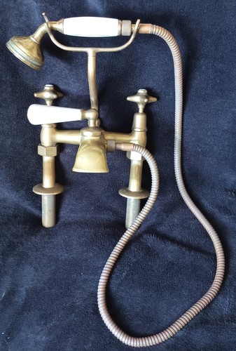 Victorian brass telephone - victorian,