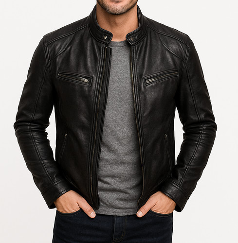 Mens faux leather jacket - mens,