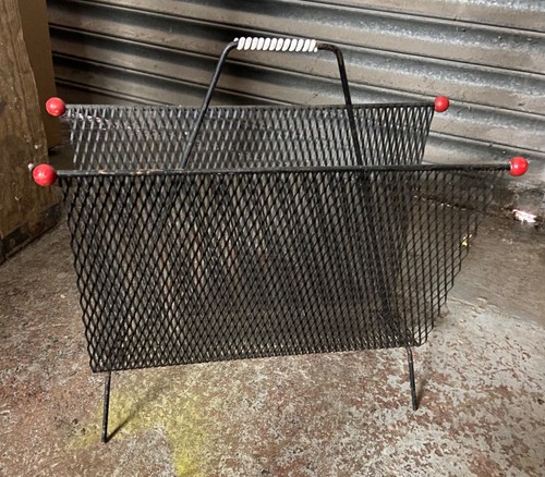 Vintage retro magazine rack - vintage,