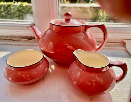 Ducal 1930s teapot sugar bowl - sugar,