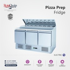 PIZZA PREP COUNTER FRIDGE TOPPING SALADETTE STAINLESS STEEL FRIDGE SALAD FRIDGE