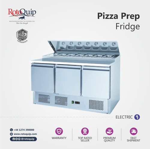 Pizza prep counter fridge - pizza,