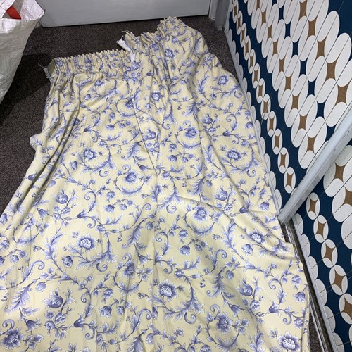 Pair dorma curtains - , lemon