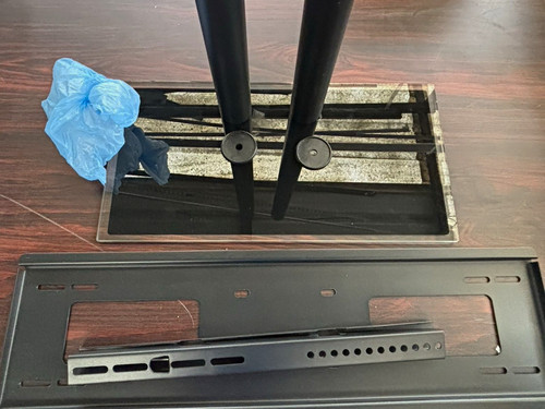 Black stand base mount - tv,