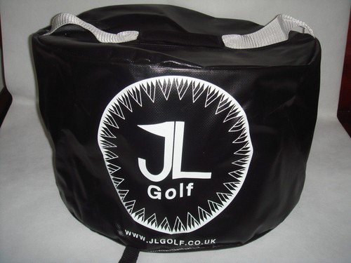Golf impact bag swing - impact, bag.