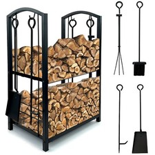 Firewood 2 Tier Rack Log