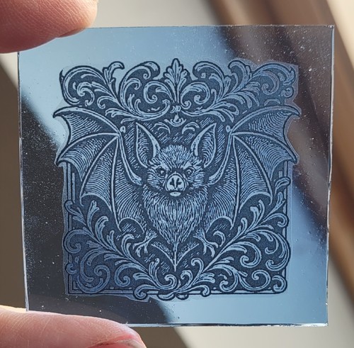 Stained glass bat - stained,