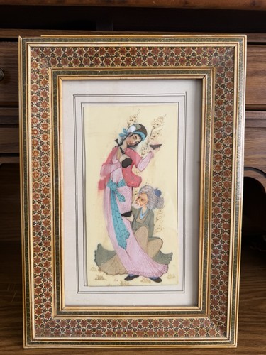 Signed persian miniature - persian,