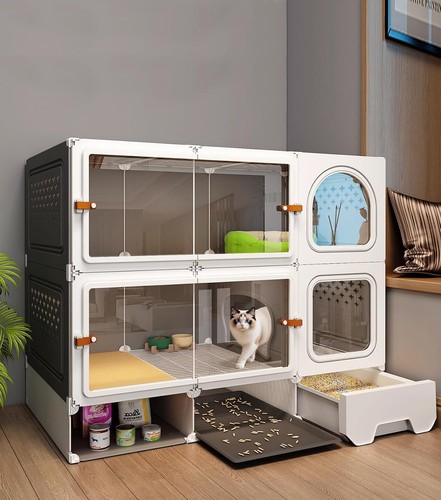 Cat cage enclosure - cat, w/