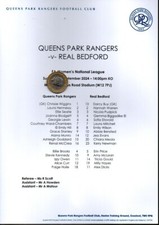 Team Sheet -  QPR Women v Real Bedford Women 1.9.2024