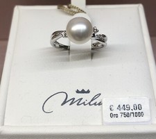 Miluna Pearl Ring In 18K Gold
