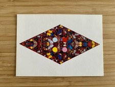Damien Hirst | Spot design postcard | The Quay |  True Faith | 1993