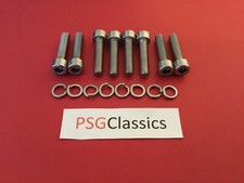 Suzuki GS550 GS850 GS1000 Stainless Steel Exhaust Manifold Screws Set Bolts Kit 