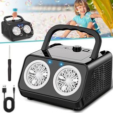 Automatic Bubble Machine Bubble Maker Portable Bubble Blower Machine with Lights