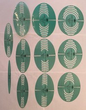 Vintage Alvin (formerly Lietz) Ellipse Templates Large Series Set of 11,