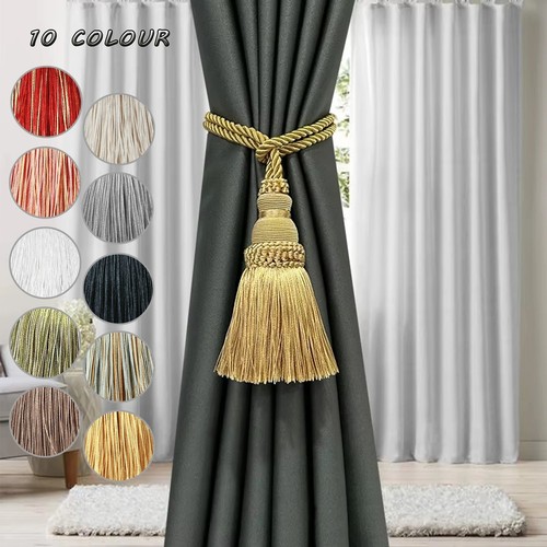 Pair tassel rope - of, curtain