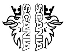 SCANIA truck window stickers