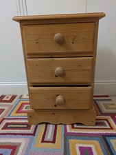 Vintage Pine Bedside Table