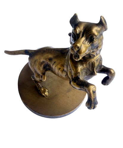Vienna bronze antique - antique, dog