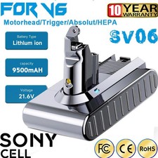 9500mAh Battery For Dyson V6