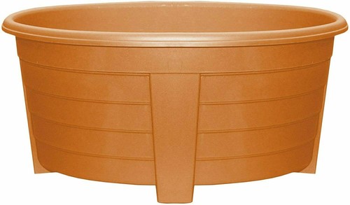 Plastic long square oval plant - oval,