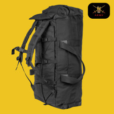 British Army Deployment Bag 100L Operational Travel Rucksack Black Ski Bergen
