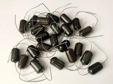 23 x Vintage Capacitor Plessey Plesmin Paper Dielectric Amp Guitar 0.25uf 100v