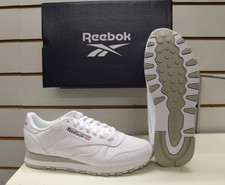 Reebok Men's Classic Leather White Retro Running Shoes Trainers UK 8 EU 42