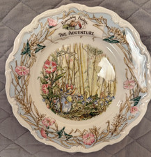 RARE! - ROYAL DOULTON BRAMBLY HEDGE PLATE THE ADVENTURE JILL BARKLEM  1991