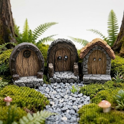 Wood shape mini fairy - mini, door