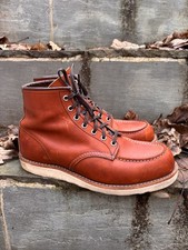 Red Wing Moc Toe Boots, 'Oro