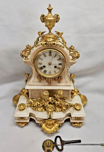 French 1880 alabaster - 1880, and