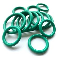 High Temp. O-Rings FKM Fluorine Rubber Gasket Seals Thick 2mm, OD 5mm-70mm Green