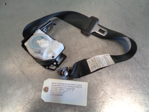 Seat belt right rear mazda - right,