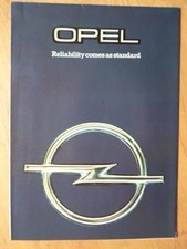 OPEL RANGE 1979 UK Mkt Sales Brochure - Kadett Ascona Manta Rekord