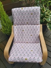 Ikea Poang Kids Chair Cover, slipcover, replacement cover, cushion, washable