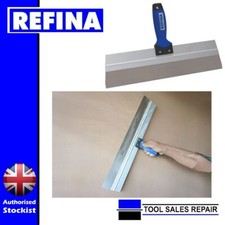 Refina Spatula Skimming Spat Stainless Steel Plaster Finishing Spat 12" - 24"