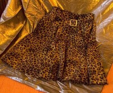 Jones New York Women's Skirt, Leopard Print, 50's style, Size 6P Knee-length