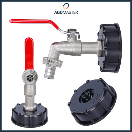 Outlet tap for - 1000l, ibc