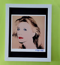 ANDY WARHOL + 1984 SIGNED + JOAN SCHNITZER + POP ART  MOUNTED & FRAMED BUY NOW!