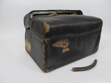 Vtg Asprey 166 bond st London Doctor’s or Travel Bag Black Leather for Restore 