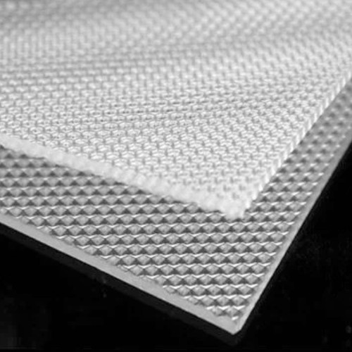 Prismatic clear perspex light - clear,
