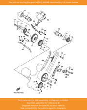 YAMAHA Chain, 94591-49098 OEM