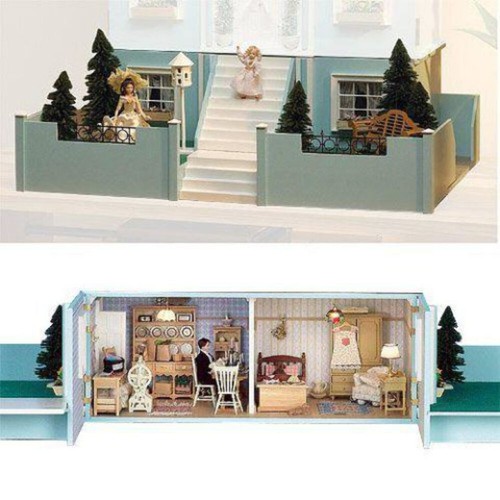 Classical basement dolls house