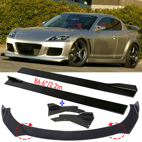 Front bumper lip splitters - lip, +